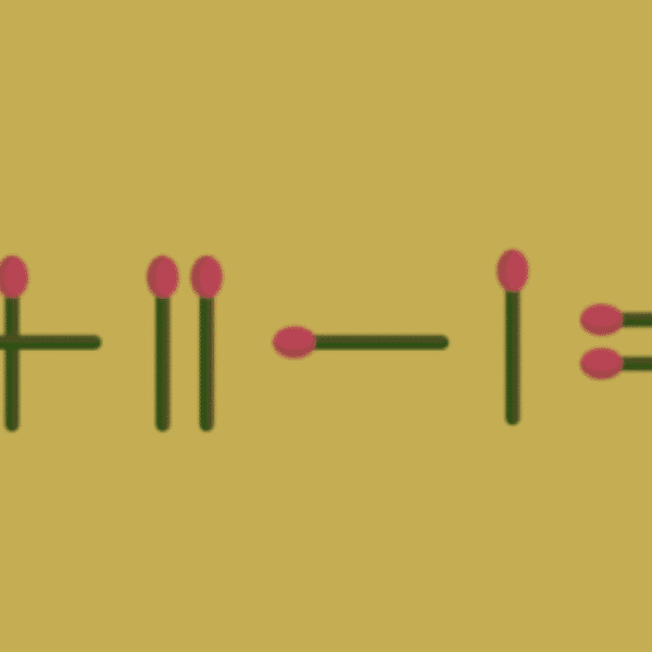 Riesci a risolvere questo avvincente rompicapo con i fiammiferi Metti alla prova le tue abilità matematiche con un rompicapo di 30 secondi!